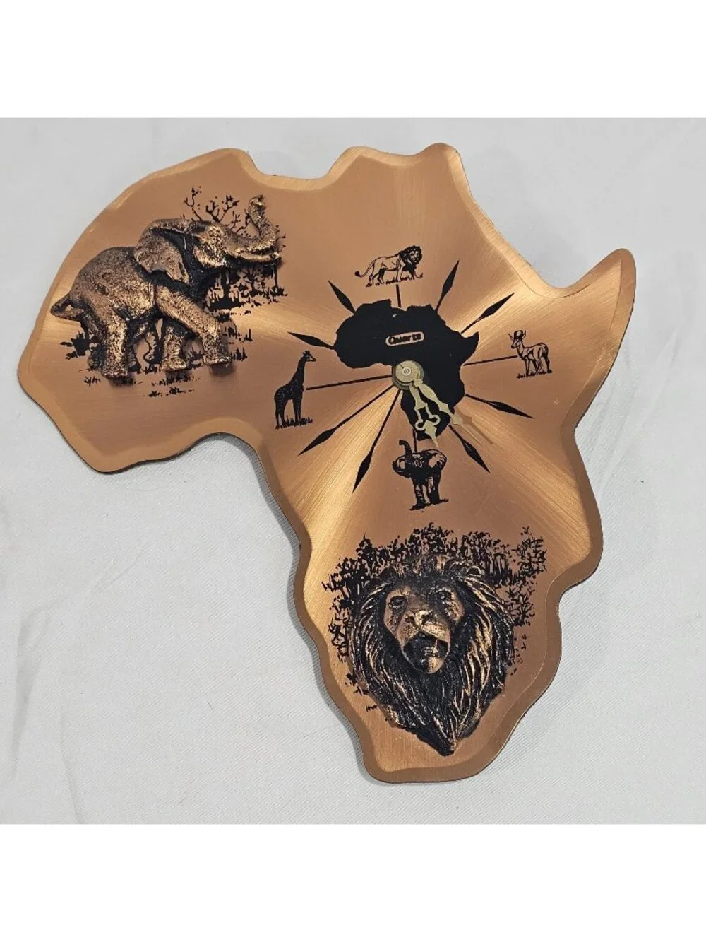 AFRICA Wall Clock..Copper ... from South Africa